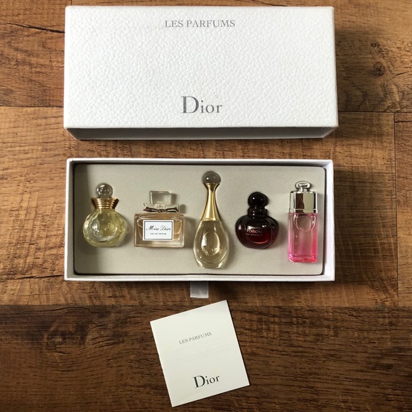 SOLD—CHRISTIAN DIOR 5 Pc Mini Set - Picture 5 of 6